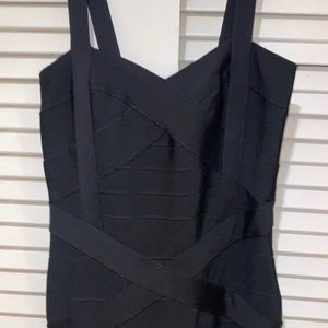 Bodycon Black Bandage Dress
